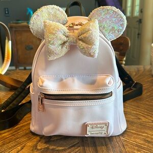 Pink loungefly backpack